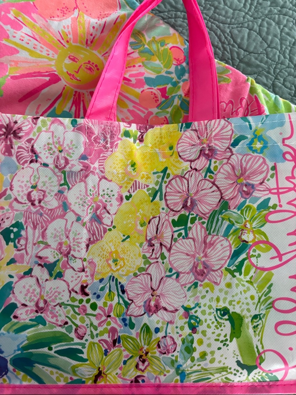 Lilly Pulitzer Bright Pink Multi Mini Skirt-Firm price - Picture 2 of 8